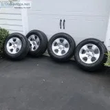 Tires - 2019 Brand New Goodyear Wrangler 27565R18 tires and whee