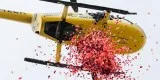 Dropping Service For Flower and Pamphlet by Helicopter in India