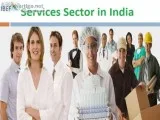 Services Sector in India  Service Industry in India