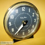 Vintage Westclox Baby Ben Wind Up Alarm Clock Black Case Gold Tr