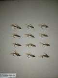Fishing flies. Gold ribbed hare s ear. (1 dozen)