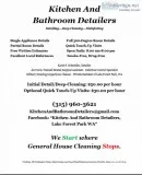 I Detail and Deep-Clean Kitchens and Bathrooms