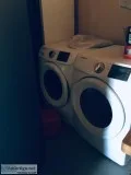Front loader washer and dryer used less than a year. Like brand 