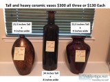 Vases Tall and Heavy