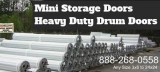 Steel Drum Doors and mini storage door kits