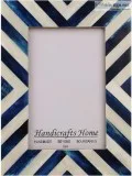 Photo Frame Chevron Herringbone Vintage Wooden Handmade Naturals