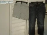Women s Sz. Reg. 6 blue and 4 grey Jeans and E.Fisher long sleev