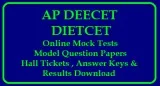 AP DEECET (Dietcet) Hall Tickets2019 Download &ndash apdeecet.ap