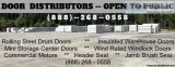 Stel roll up barrel drum doors