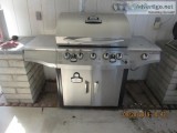GAS GRILL 5 BURNER WITH SMOKER