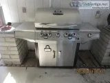 GAS GRILL 5 BURNER WITH SMOKER