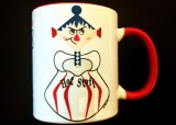 Retro Pixie kins Mug by Walter Dworkin Holt Howard Era - Adorabl