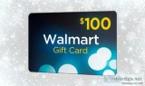 Get 100 Walmart Gift Card Now