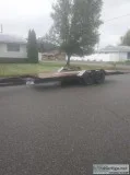 20 X 7 footer-hauling trailer with extras