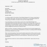 Resume Cover Letter and Resignation Letter services