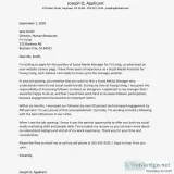 Resume Cover Letter and Resignation Letter services