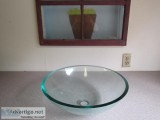 GLASS VESSEL SINK TEMPERED GLASS
