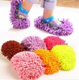 2pcs Floor Dust Cleaning Slipper Multifunction Microfiber Lazy S