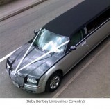 Derby Limo Hire in White Black and Pink Color