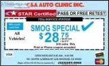 CandA Auto Clinic Smog Check Special
