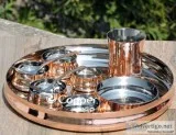 Serve a Scrumptious Meal in Our Stunning Traditional Copper Thal