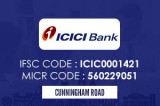 ICICI Bank Cunningham Road IFSC Code