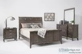Richfield Queen Bed w Tempur-Pedic Sealy Mattress Dresser Mirror