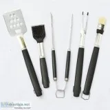 5-Piece Stainless Steel BBQ Tool Set