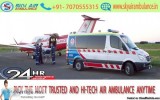 Hire in Medical Emergency Sky Air Ambulance services from Allaha