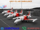 ICU Air Ambulance in Visakhapatnam by Hifly