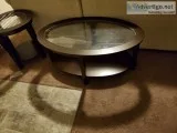 Three piece end table set