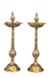 Nutristar Pure Brass Diya Inaugration Lamp Pure Brass (2 Piece S