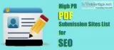 Benefits of PDF Submission Sites List - Yogeshgaur.com
