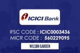 ICICI Bank Wilson Garden IFSC Code