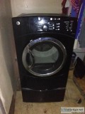 Black GE Adora SuperCapcity Dryer