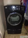 Black GE Adora SuperCapcity Dryer