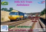 Low-Fare Train Ambulance Service in Gorakhpur By Hifly ICU