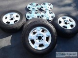 FORD 150-DYNAPRO ATM TIRES-ALUMINUM RIMS-WHEEL COVERS-CENTER CAP