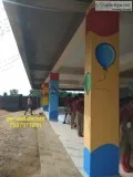 primary school wall Designs in Hyderabad