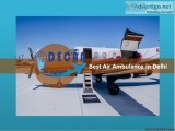 Book the Most Reliable Air Ambulance from Delhi Anytime by Decan