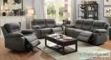 Brand New 3pc Set Slate Blue Breathable Recliners (Wholesale)