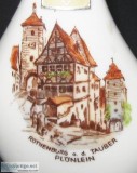 Vintage Medieval Bavarian Rothenburg o.d. Tauber Mini Pitcher Ge