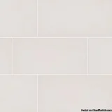 Domino White 24X24 Polished Porcelain Tile