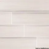 Watercolor Bianco 6x36 Matte Porcelain Tile
