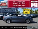 Used 2014 VOLKSWAGEN PASSAT 2.0L TDI SE WNAV AND SUNROOF for Sal