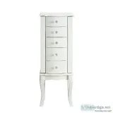 White Jewelry Armoire