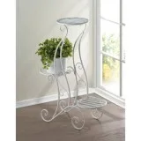 Curlicue Design 3 Tier Plant Stand