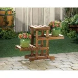 Zigzag Pallet Plant Stand