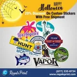 20% Discount On Custom Stickers with Free Shipment  RegaloPrint