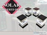 Buy  Solar Powered Deck or Post Cap LED Light  Online to Decorat